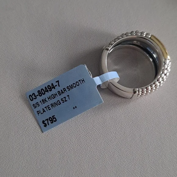 NWT Lagos High Bar Smooth Plate ring - Picture 14 of 16